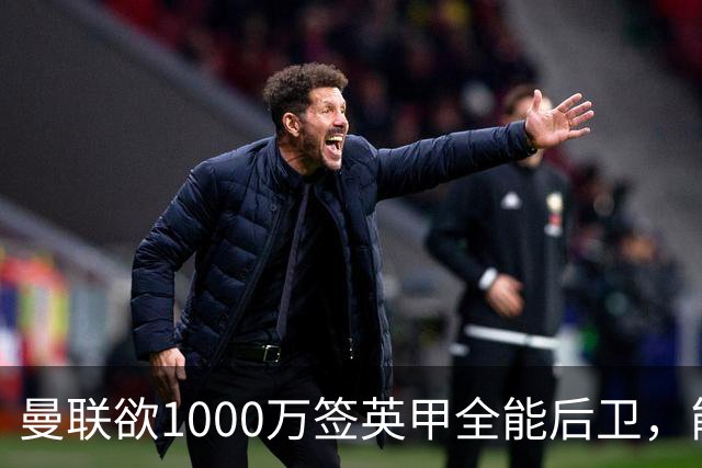 曼联欲1000万签英甲全能后卫，能打中卫左闸一个顶俩！霍尔太贵买不起